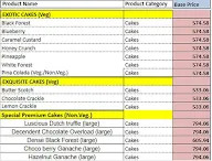 Merwans Cake Stop menu 2