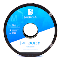 Black MH Build Series TPU Flexible Filament - 2.85mm (1kg)