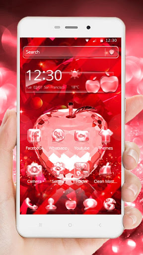 Red Crystal Apple Theme