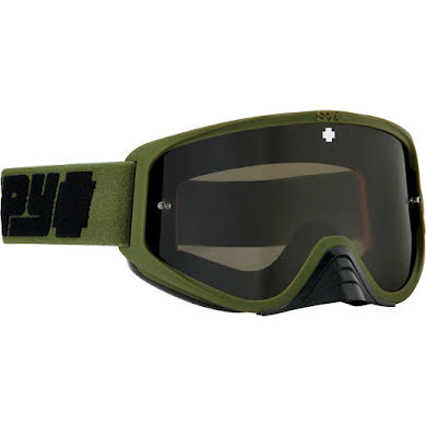 SPY  WOOT RACE Goggles - Reverb Olive Smoke with Black Spectra HD Clear Lenses