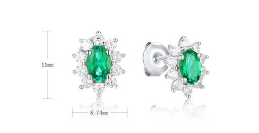 Title 1, Womens Minority Design S925 Silver Stud Earrin...
