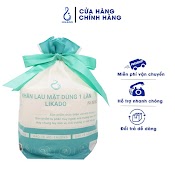 Khăn Lau Mặt Dùng 1 Lần Likado Cotton( 50 Tờ)(20X20Cm)