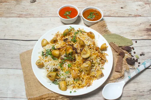 Mushroom Biryani