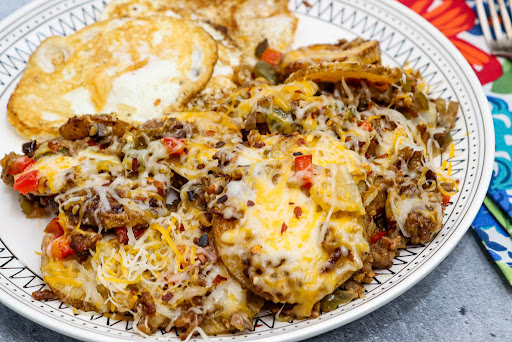 Cassie's Italian Home Fries on a plate.