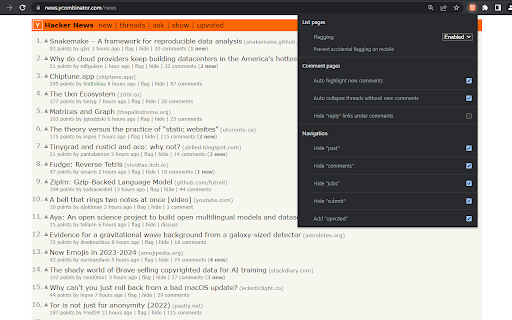 Comments Owl for Hacker News