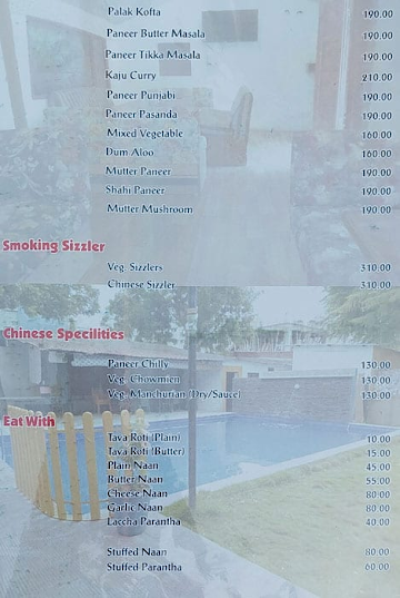 The Sagar Pool Side by Labh Garh menu 