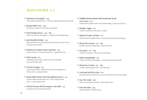 Mishmash menu 