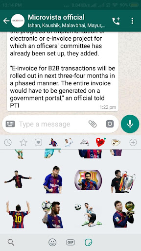 Messi Stickers For WhatsApp