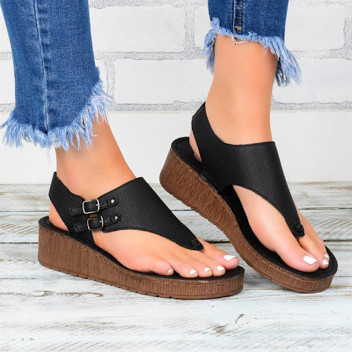 Title 7, Womens platform sandals in large sizes, stylis...