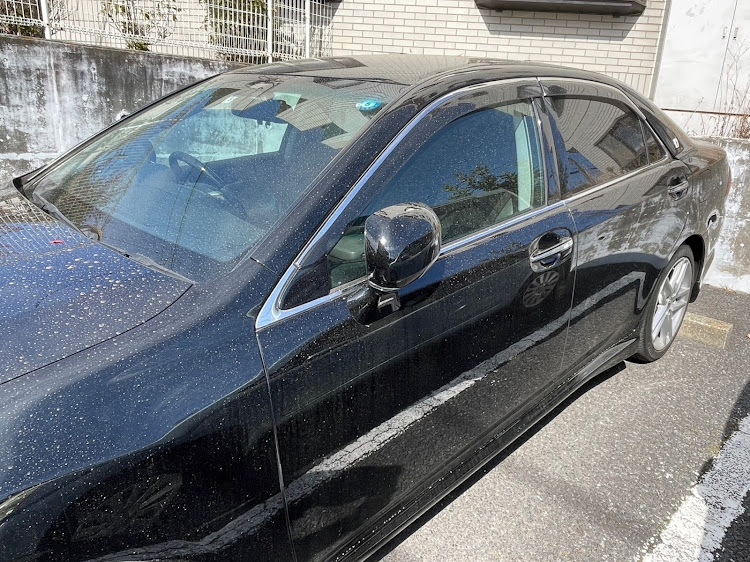 クラウンアスリートの恒例洗車・花粉は害・カバーってやっぱり傷つくかな・黒の維持は大変に関するカスタム事例の投稿画像6枚目