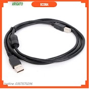 Dây Cáp Máy In Cổng Usb 2.0 Đen Dài 1M 1.5M 3M 5M Kết Nối Máy In Với Máy Tính Pc Laptop Chống Nhiễu Tốt Ecoba