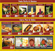 The Vada Pav Store menu 3