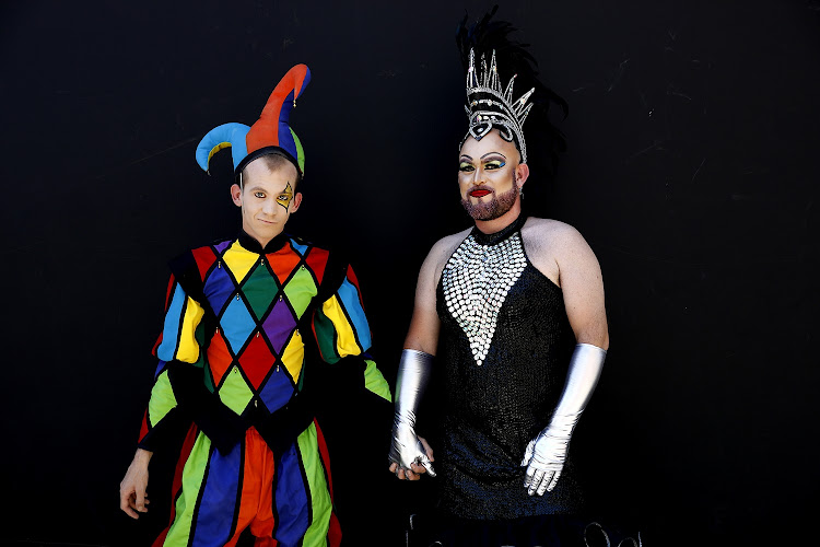 Revellers at the Johannesburg Pride Parade and Mardi Gras event at Melrose Arch, Johannesburg, on Saturday, October 27 2018.