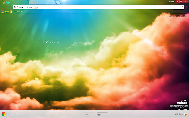 Cloud Colors 1366*768 chrome extension