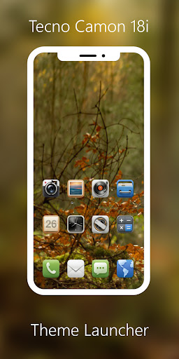 Screenshot Tecno Camon 18i Theme Launcher