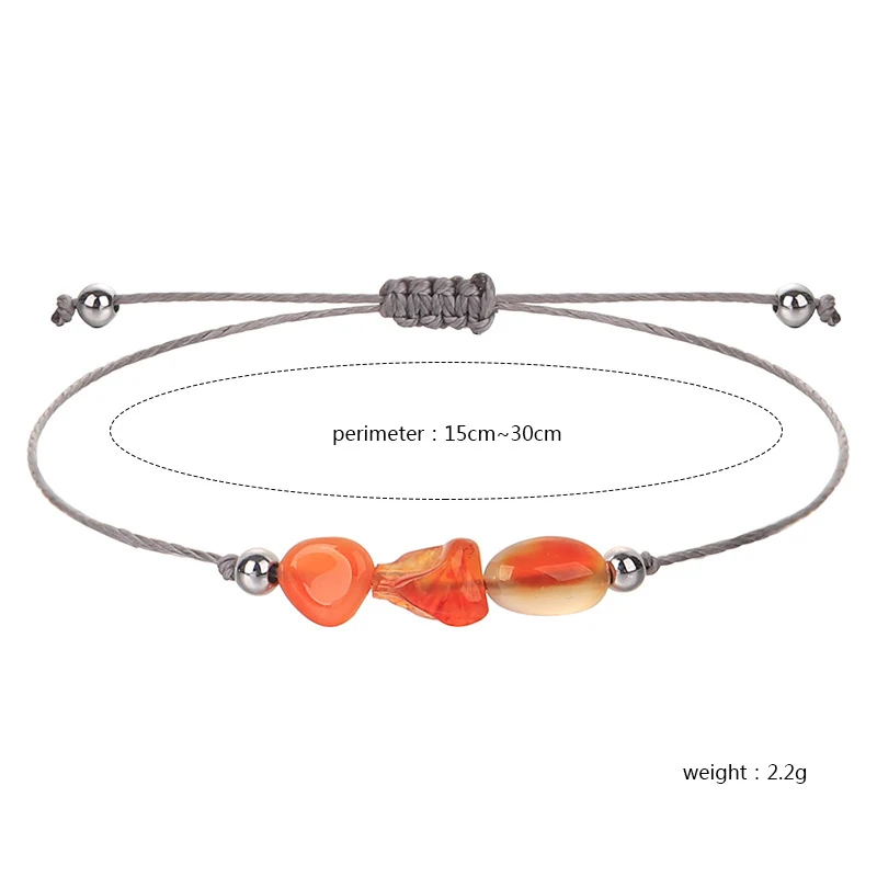 Title 3, Amorphous Stone Armband mit Geburtssteinen Gran...