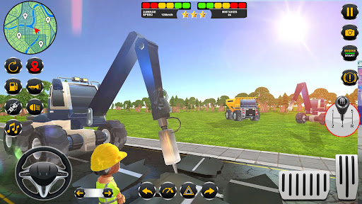 Screenshot Road Construction Excavator 3D