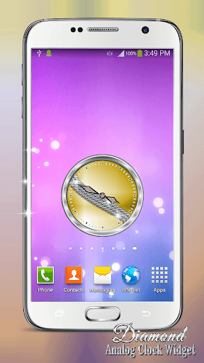 免費下載個人化APP|Diamond Analog Clock Widget app開箱文|APP開箱王