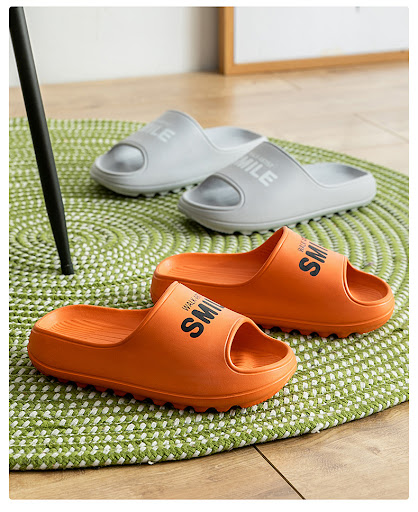 Title 7, Non-slip Slippers for Women & Men, Thick-soled,...
