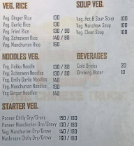 The Chinise Truck menu 1