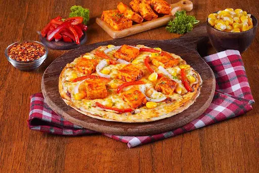 Paneer Tikka Pizza (Thin Crust)