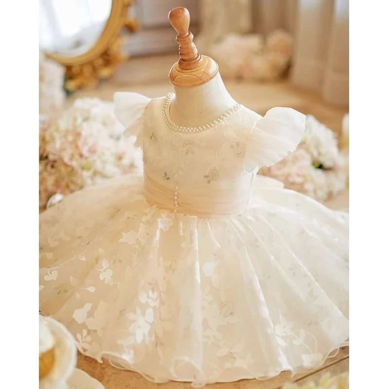 Dečija luksuzna haljina za princeze za modnu pistu, lagan zapadni stil, idealna za posebne prilike, elegantan i sofisticiran izgled.