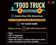 Food Truck menu 5