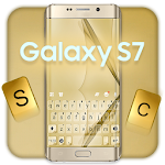Cover Image of Télécharger Galaxy S7 Gold Keyboard Theme 1.0 APK