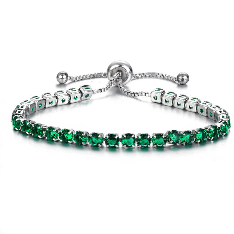 Europese en Amerikaanse grensoverschrijdende exclusieve sieraden ingelegde kristal push-pull armband dames goud vol diamant single-r