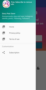 Story Post Saver - Incognito Mode Bildschirmfoto