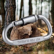 Móc Đa Năng Móc Khóa Nhôm Đi Phượt Carabiner Chữ D