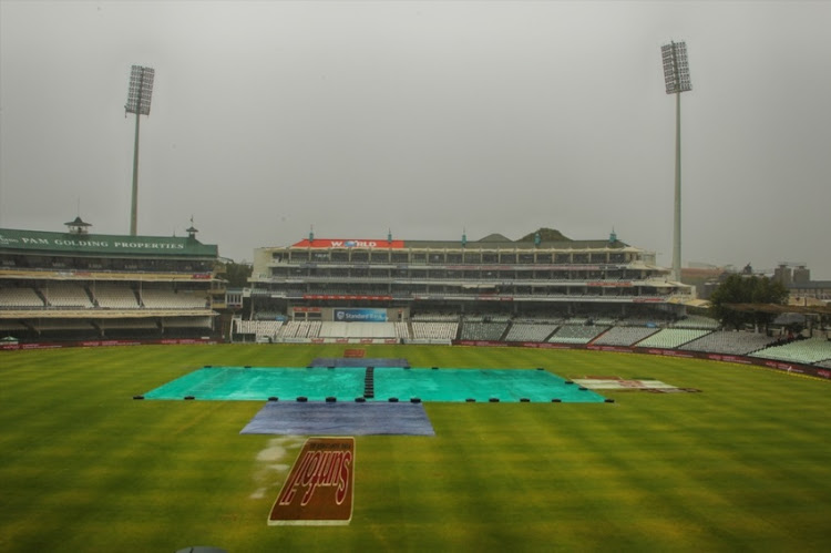 General view during day 3 of the 1st Sunfoil Test match between South Africa and India at PPC Newlands on January 07, 2018 in Cape Town.