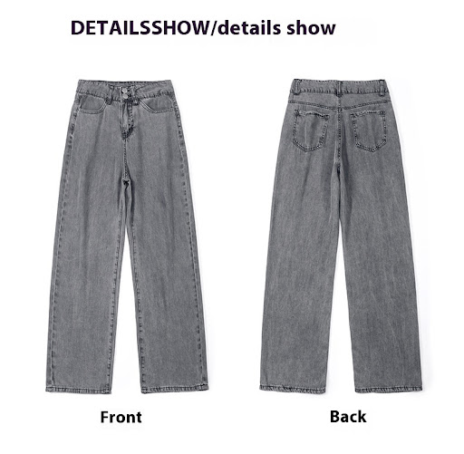 Title 9, Ice Silk Thin Jeans Womens Comfortable Wide Le...