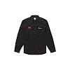 supreme honda fox racing work shirt black