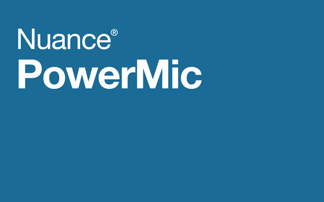 Nuance PowerMic Web Extension chrome extension