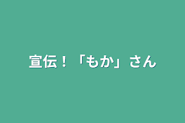 宣伝！「もか」さん