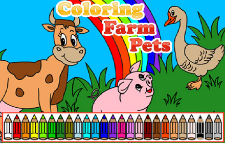 Coloring Farm Pets small promo image
