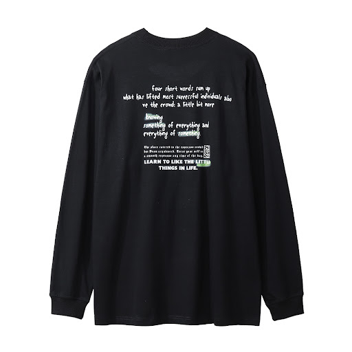 Title 11, Spoof Little Angel Printed Round Neck Long Slee...