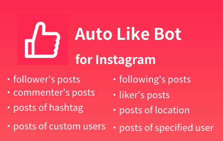 LikeBot - Instagram Auto-Like Bot small promo image