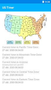 US Timezones clock - Android Apps on Google Play