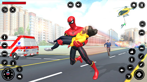 Screenshot Flying Spider Rope Hero Fight