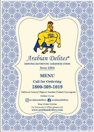 Arabian Delites menu 2