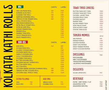 Deejay Food Garage menu 