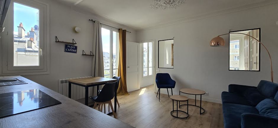 Location meublée appartement 2 pièces 47 m² à Paris 17ème (75017), 2 000 €