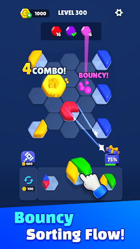 Screenshot Jelly Sort Hexa: 3D Puzzle