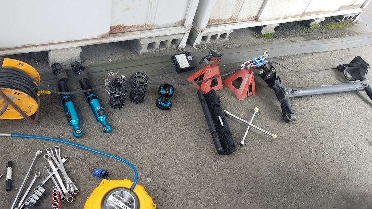 ムーヴコンテの5884factory・セカンドカー・DIY・車高調整・令和最初の作業に関するカスタム事例の投稿画像2枚目
