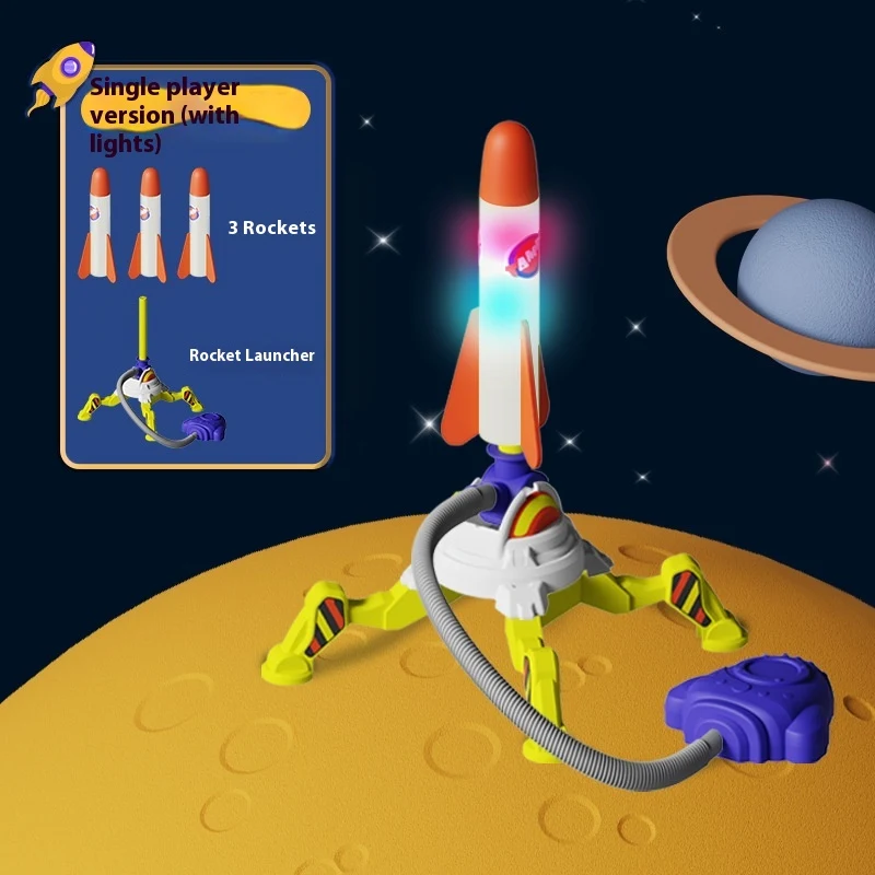 Children's Outdoor Pedal Launcher Toy Foot-Powered Launching Fun Outdoor Play Promotes Activity and Excitement Launches 