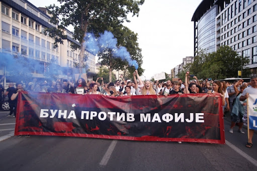 Završen protest Buna protiv mafije u Novom Sadu (VIDEO)