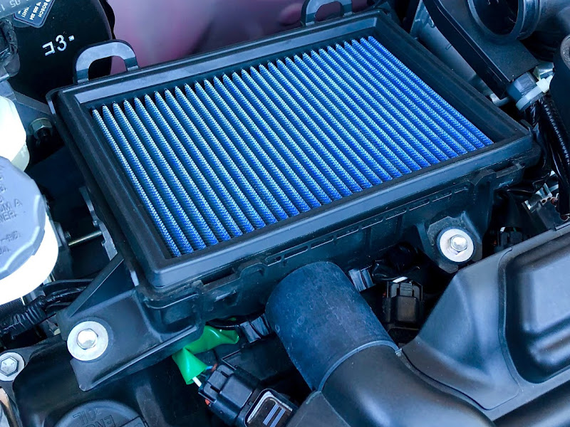 BLITZ SUS POWER AIR FILTER LM ハスラー MRS 取り付けのパーツ