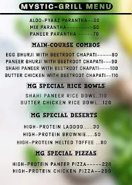 Mystic Grill Cafe menu 1